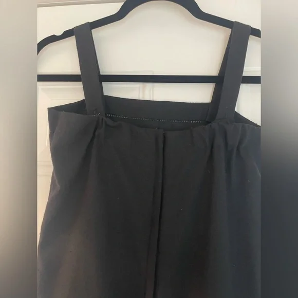 Rare Vintage Linen Square Neck Slip Dress - Picture 5 of 7